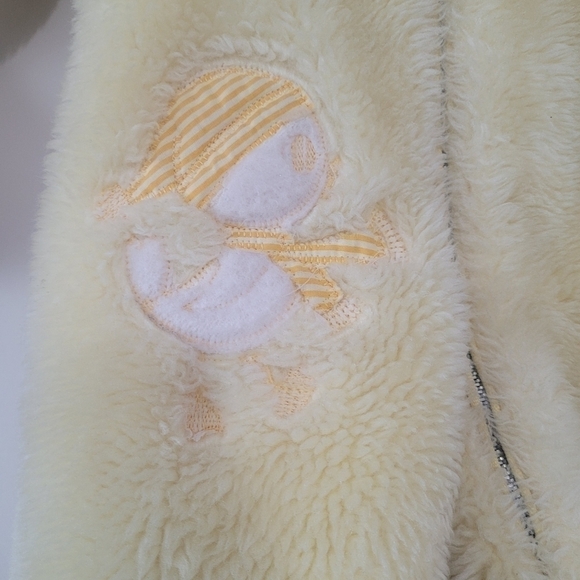 Vintage  Yellow and white baby bear snowsuit 18-24months made in Canada - Picture 10 of 16